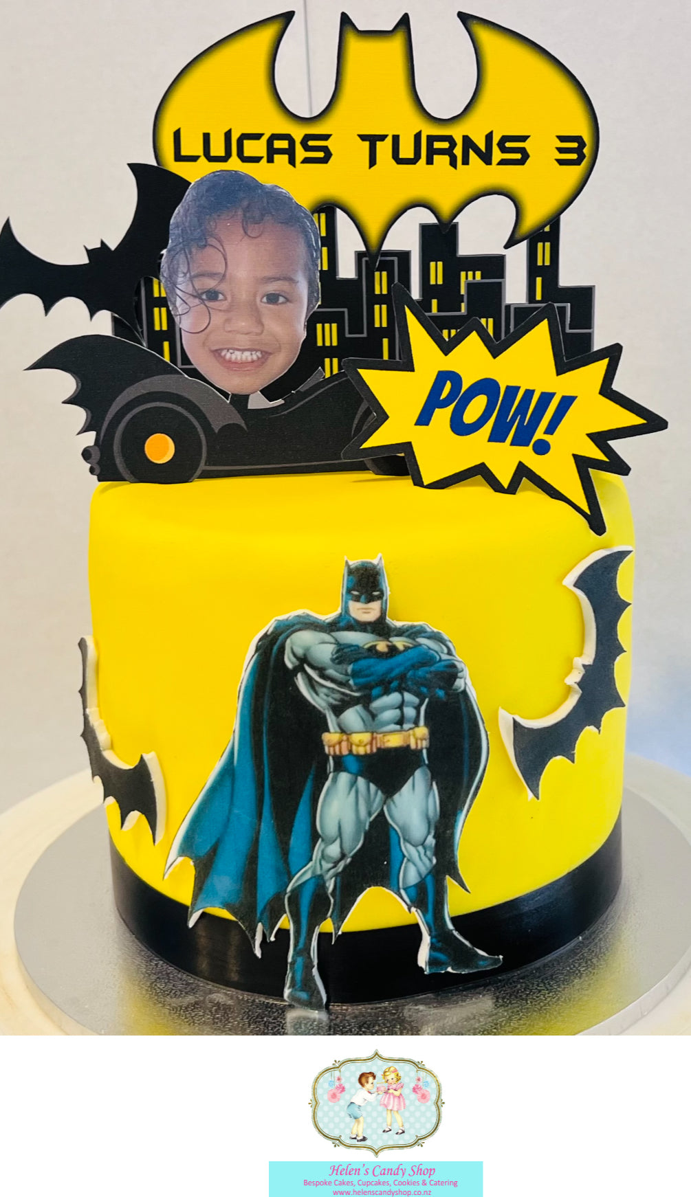 Super Hero & Outer Space Cake