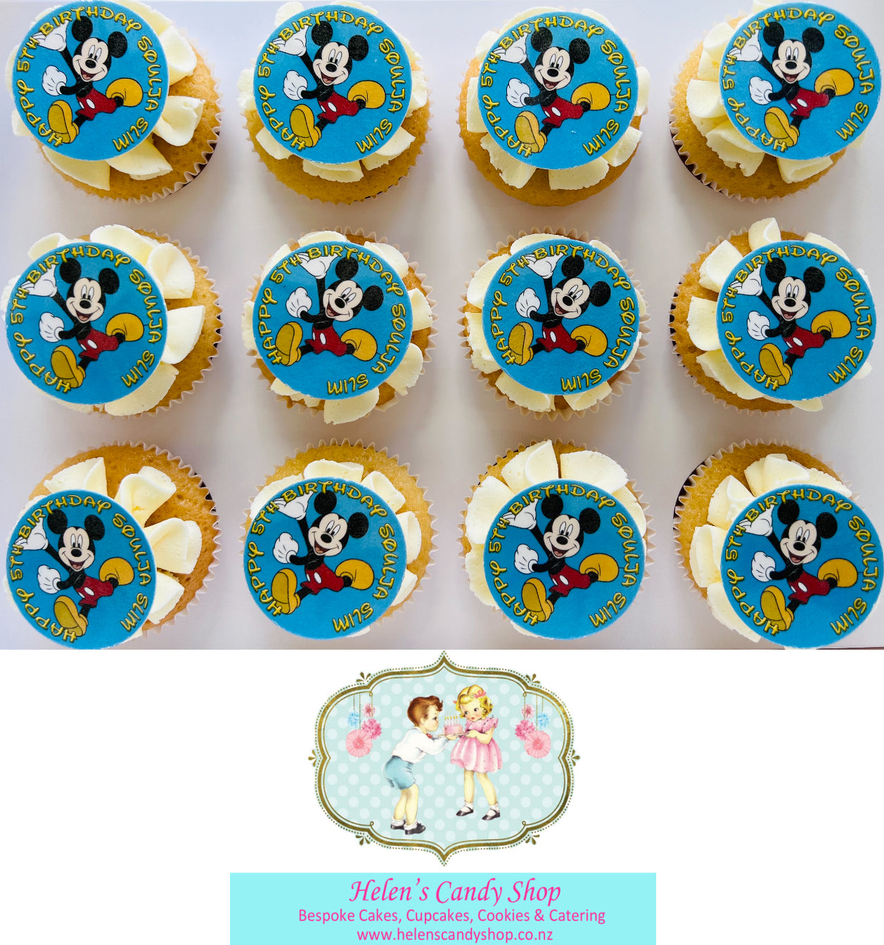 Customised Cupcakes with Edible Images