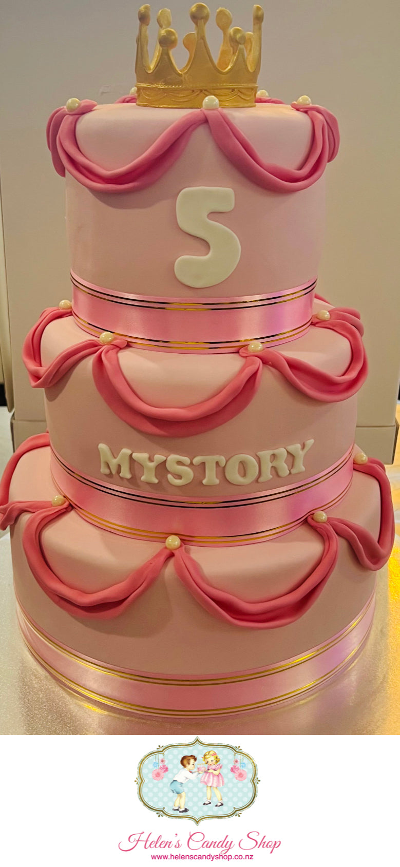 Princess, Barbie & Frozen Themed Celebration Cake
