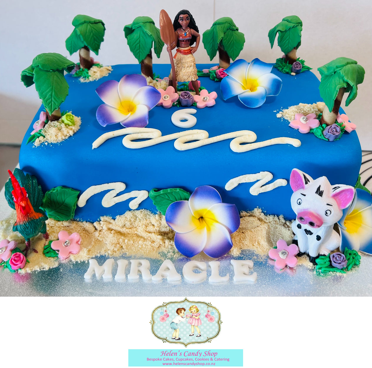 Princess, Barbie & Frozen Themed Celebration Cake