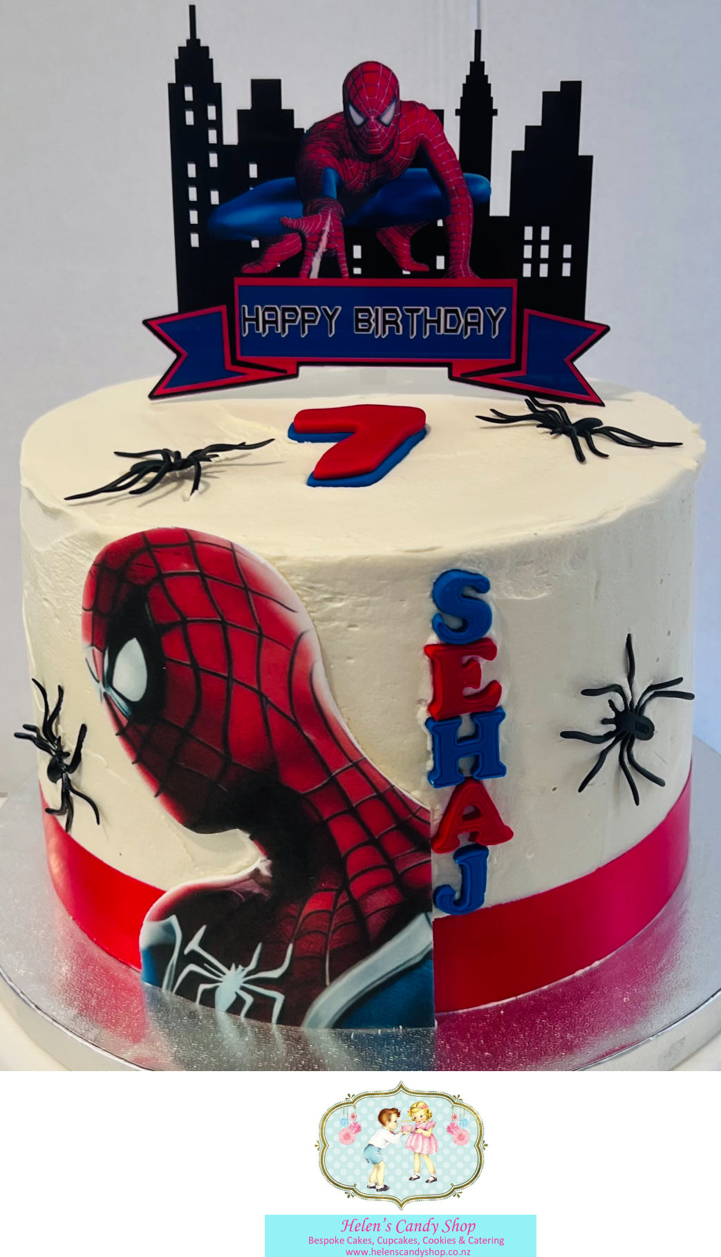 Spider-Man Themed Celebration Cake