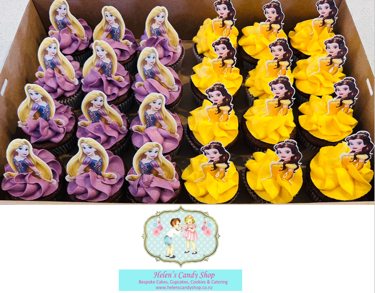 Princess, Barbie & Frozen Themed Celebration Cake