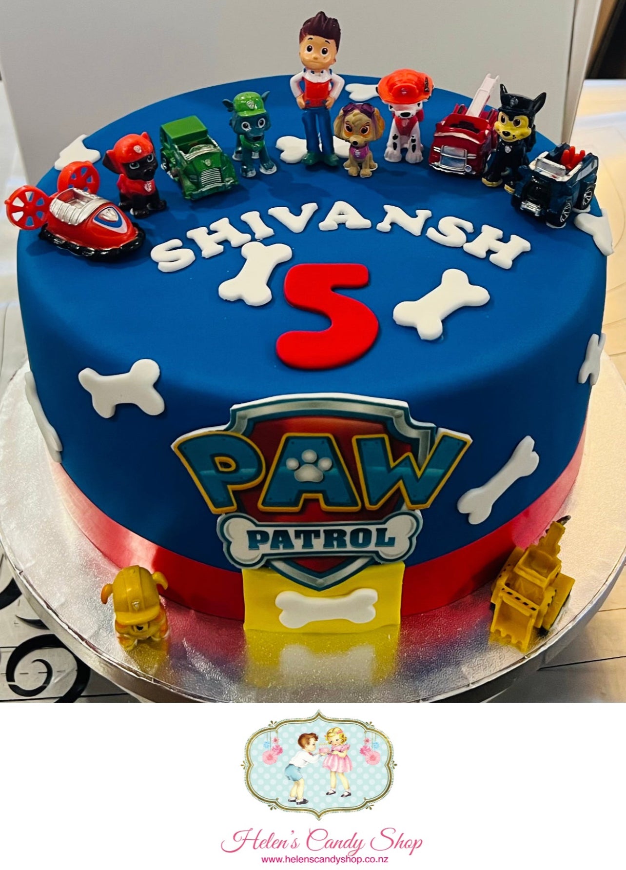 Paw Patrol Themed Celebration Cake