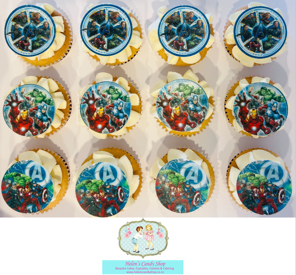 Customised Cupcakes with Edible Images