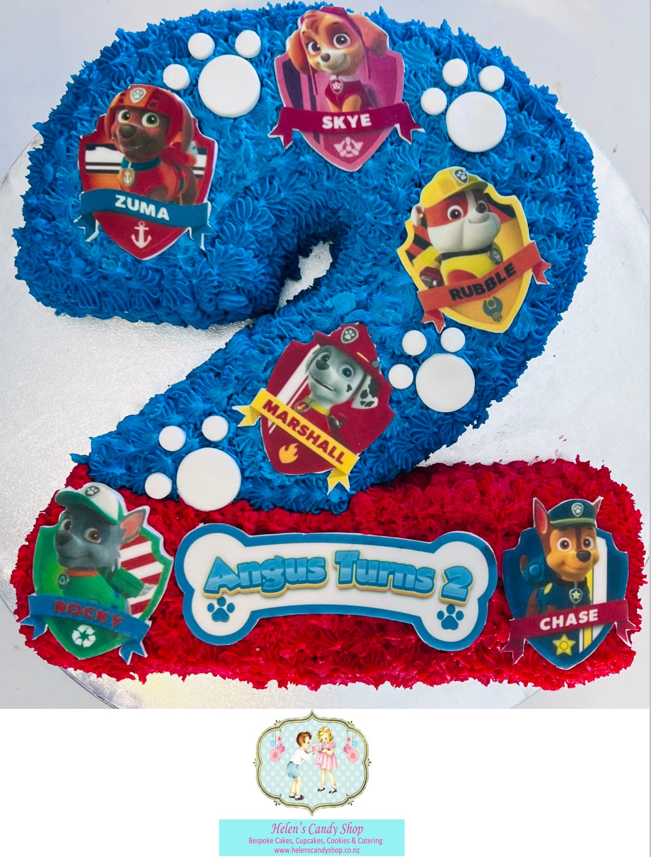 Paw Patrol Themed Celebration Cake