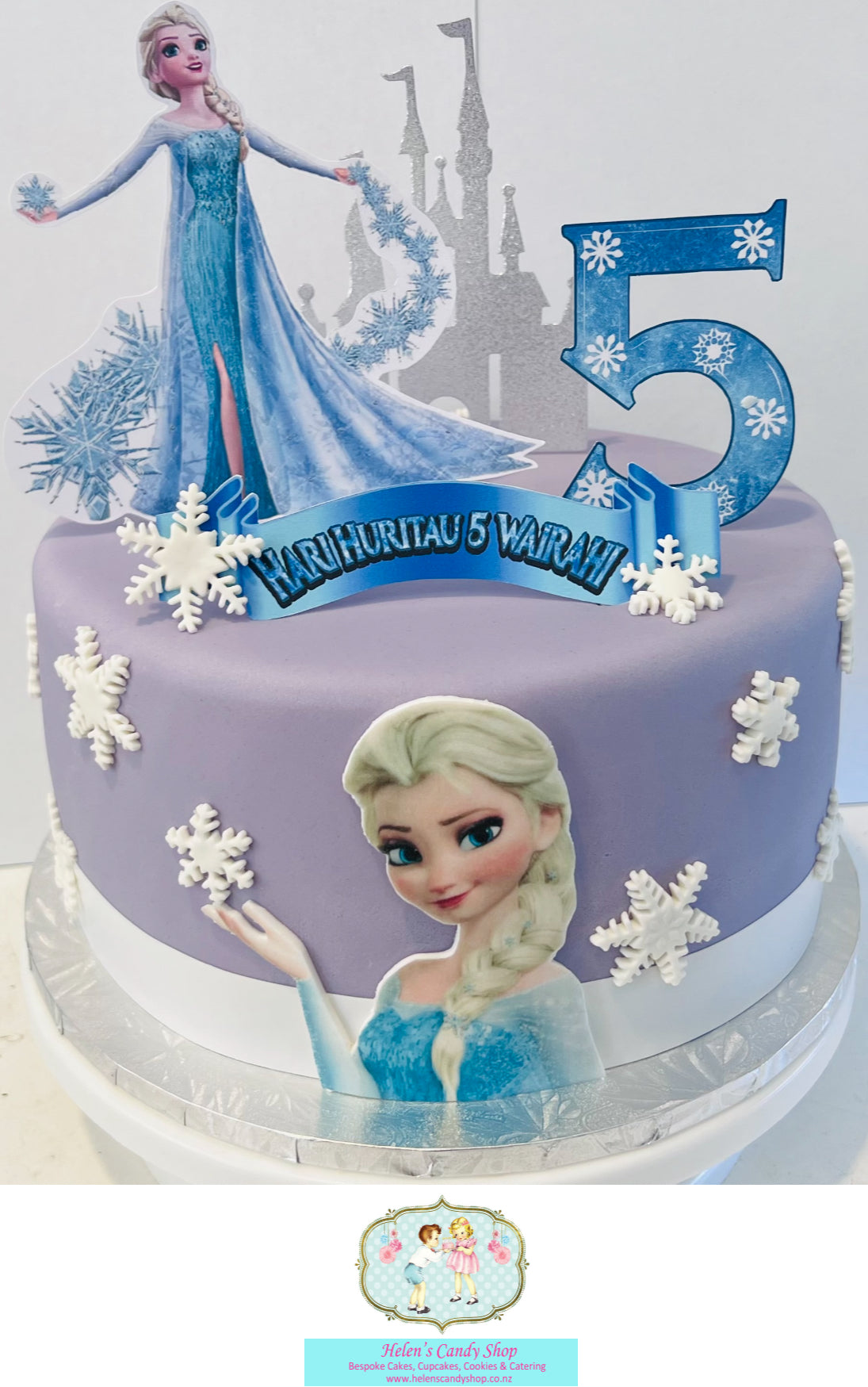 Princess, Barbie & Frozen Themed Celebration Cake