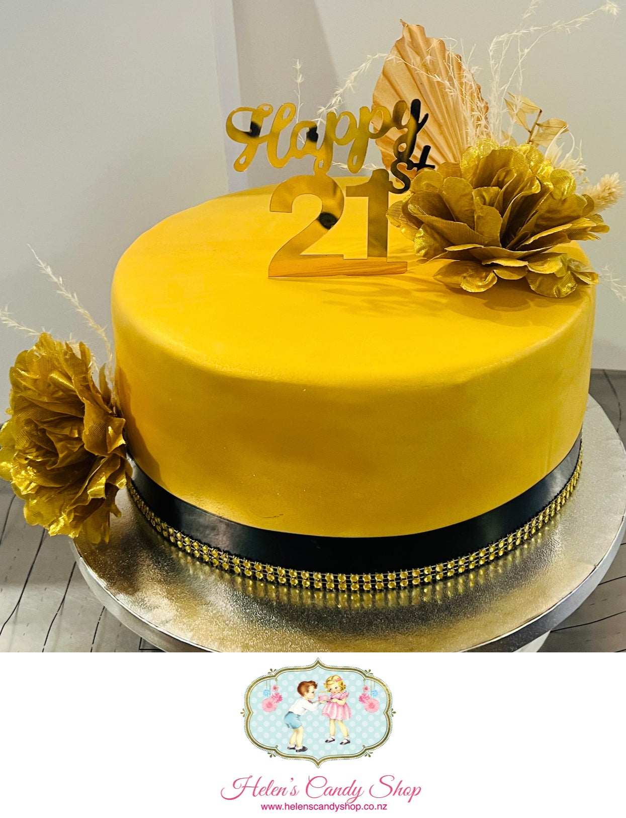 Polynesian Themed Celebration Cake