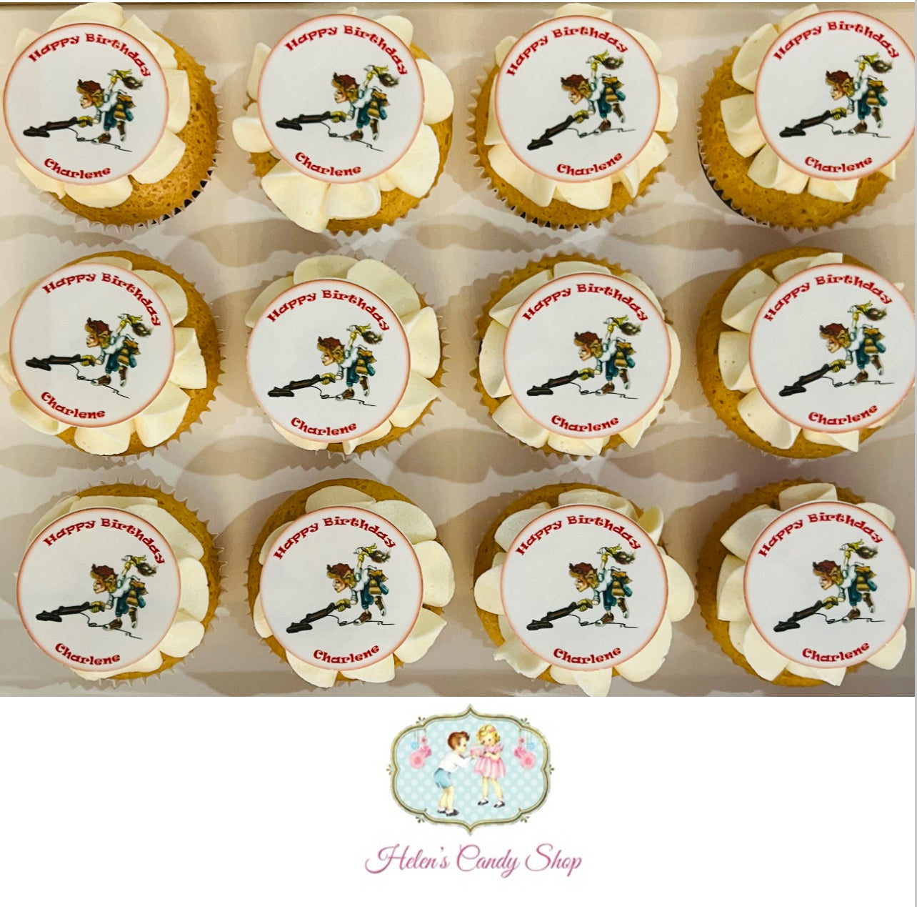 Customised Cupcakes with Edible Images