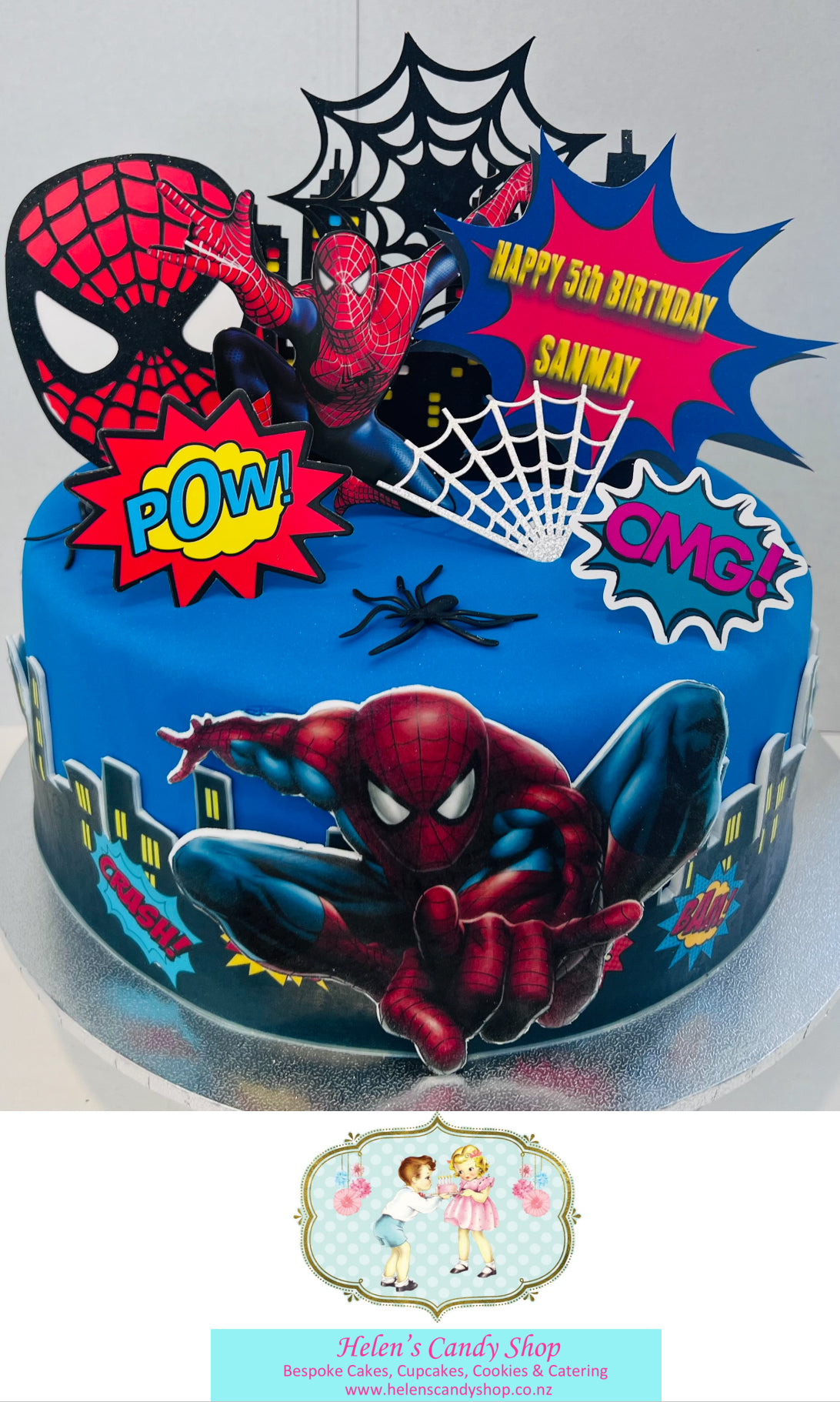Spider-Man Themed Celebration Cake