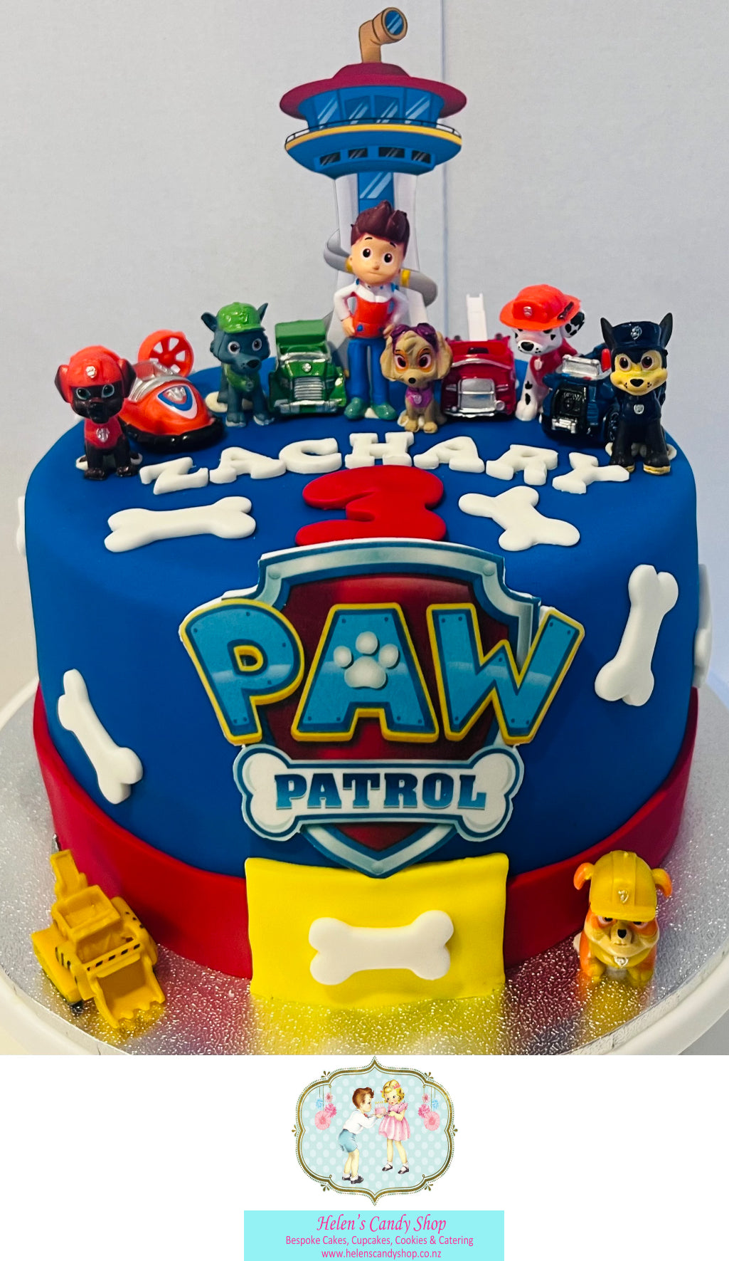 Paw Patrol Themed Celebration Cake