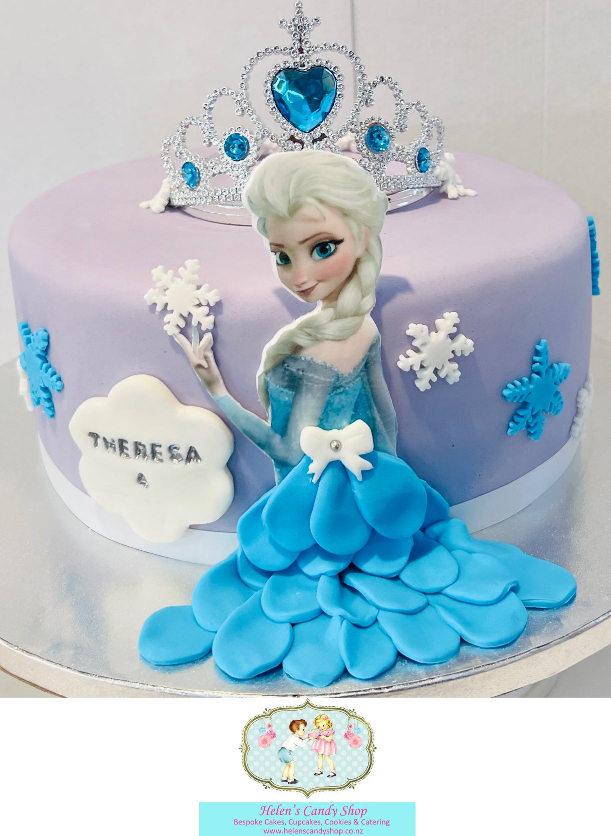Princess, Barbie & Frozen Themed Celebration Cake