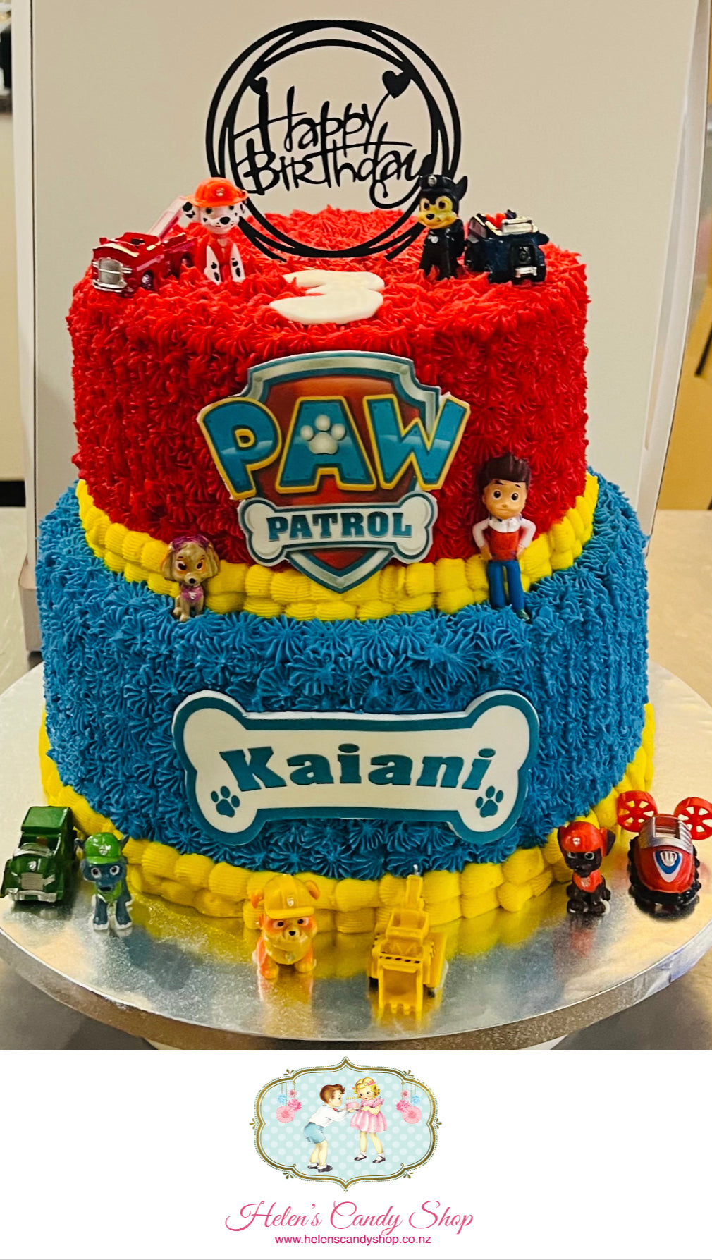 Paw Patrol Themed Celebration Cake