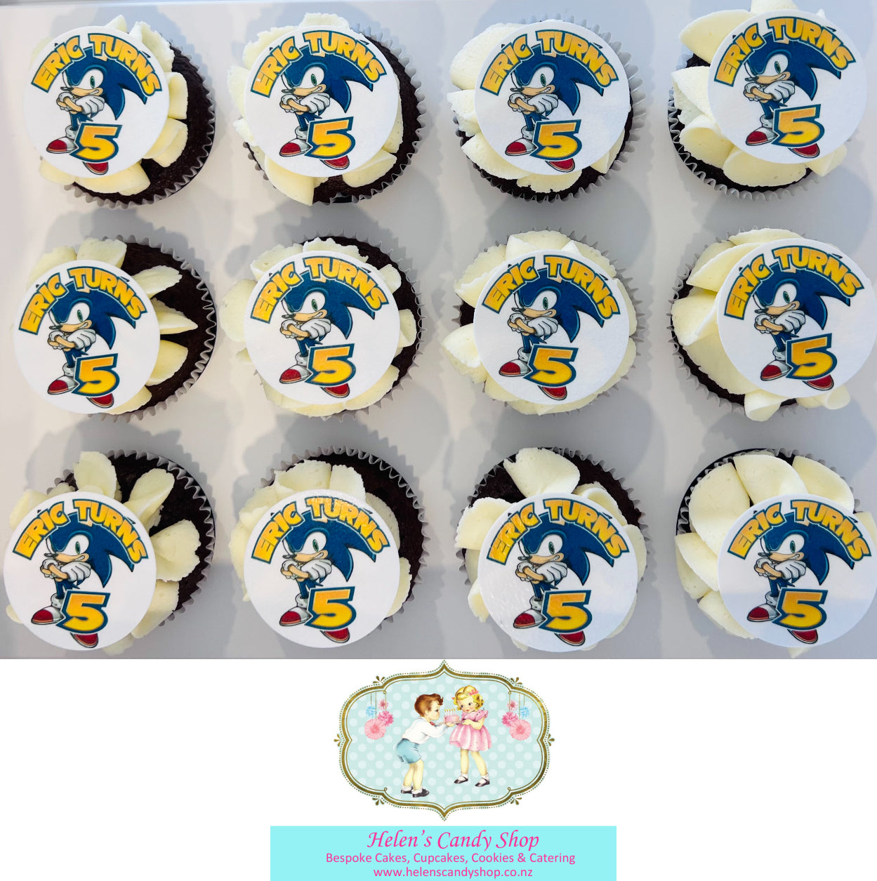 Customised Cupcakes with Edible Images