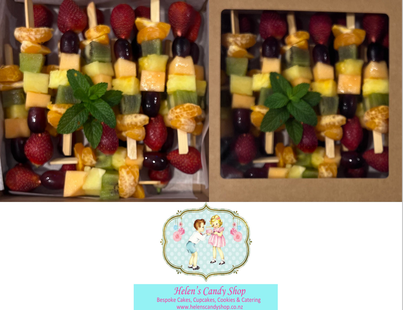 Seasonal Mini Fruit Kebab Catering Platter