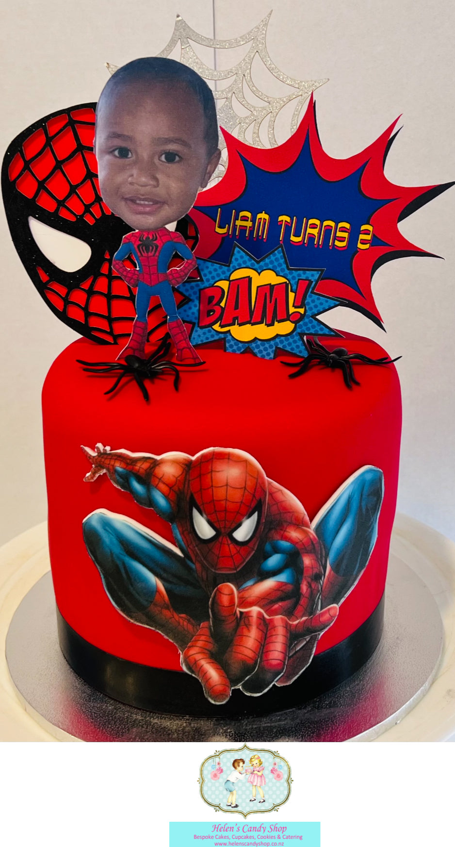 Spider-Man Themed Celebration Cake