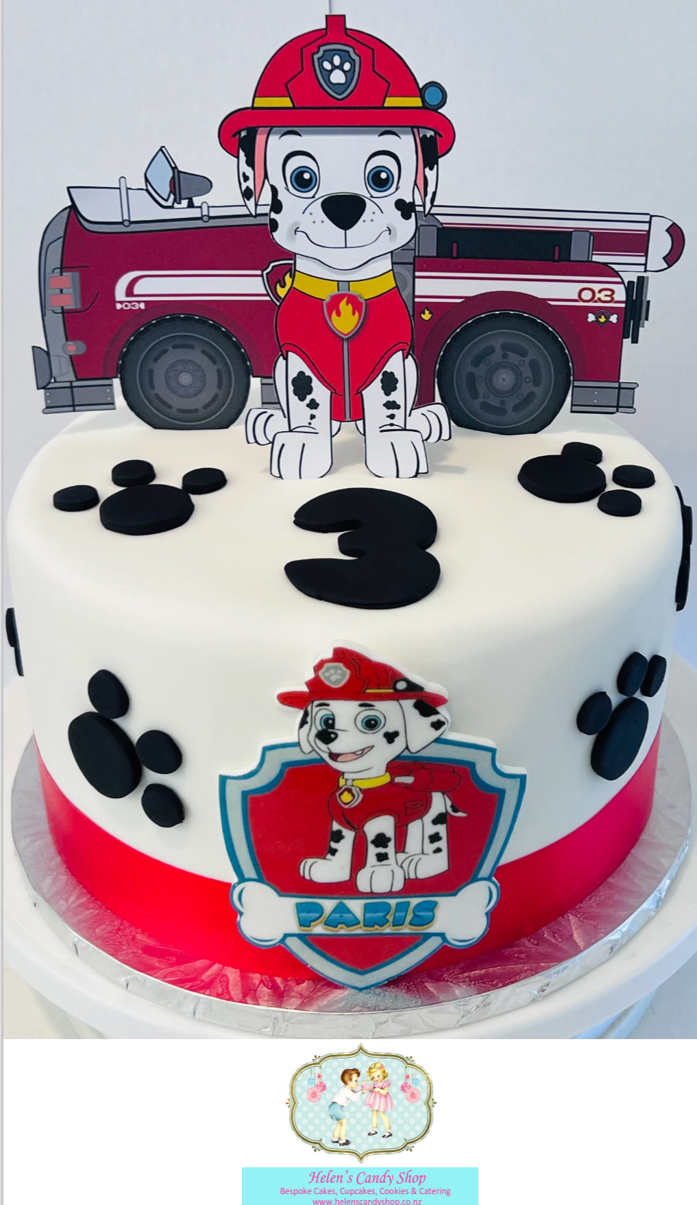 Paw Patrol Themed Celebration Cake