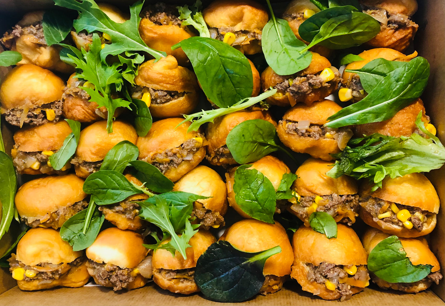 Mini Vetkoek & Mince Catering Platter