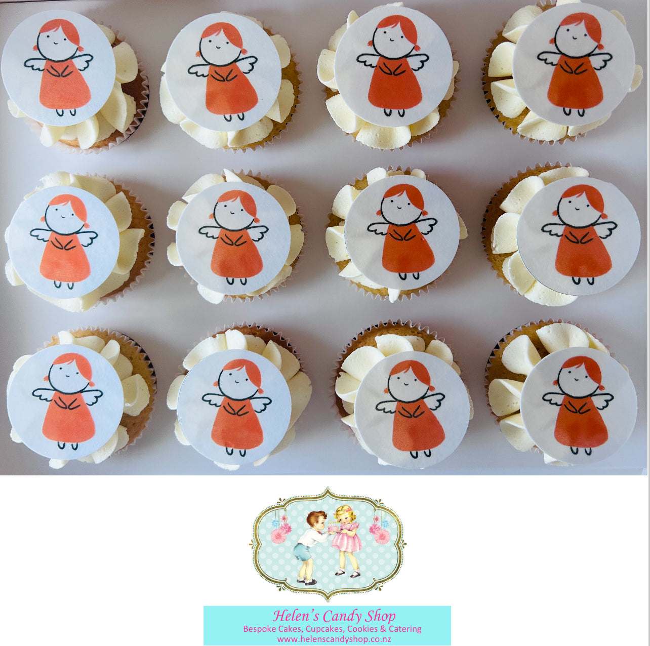 Customised Cupcakes with Edible Images