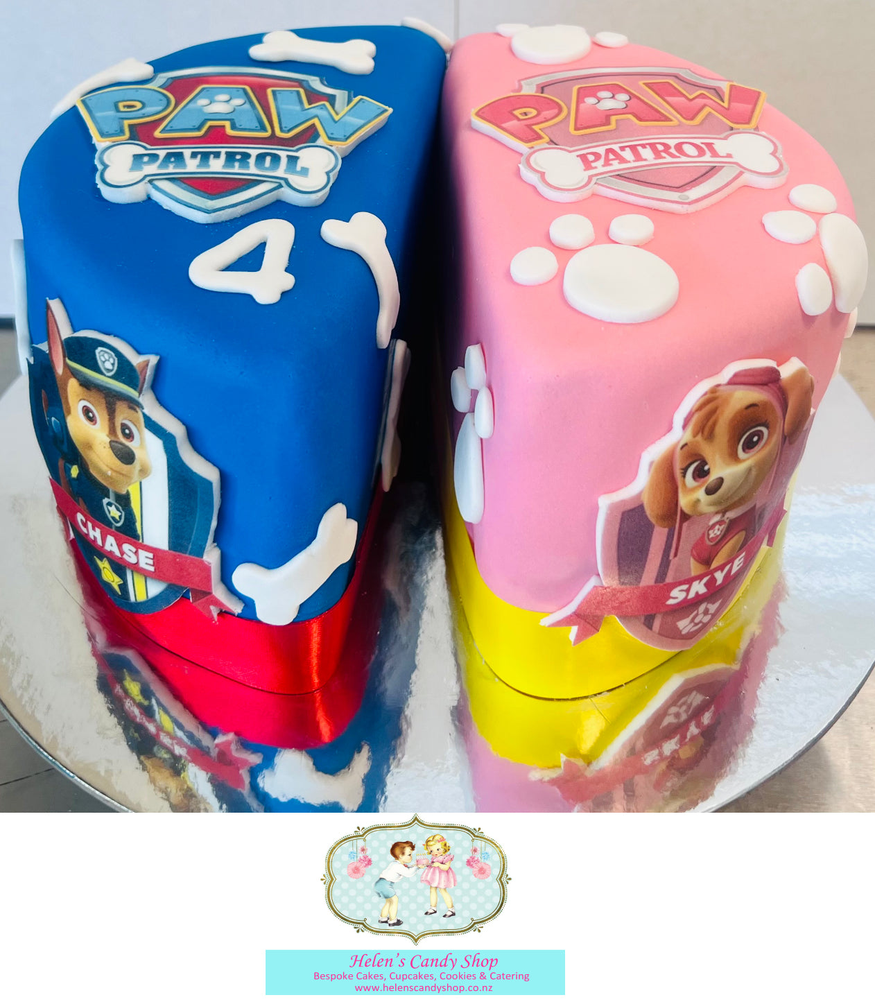 Paw Patrol Themed Celebration Cake