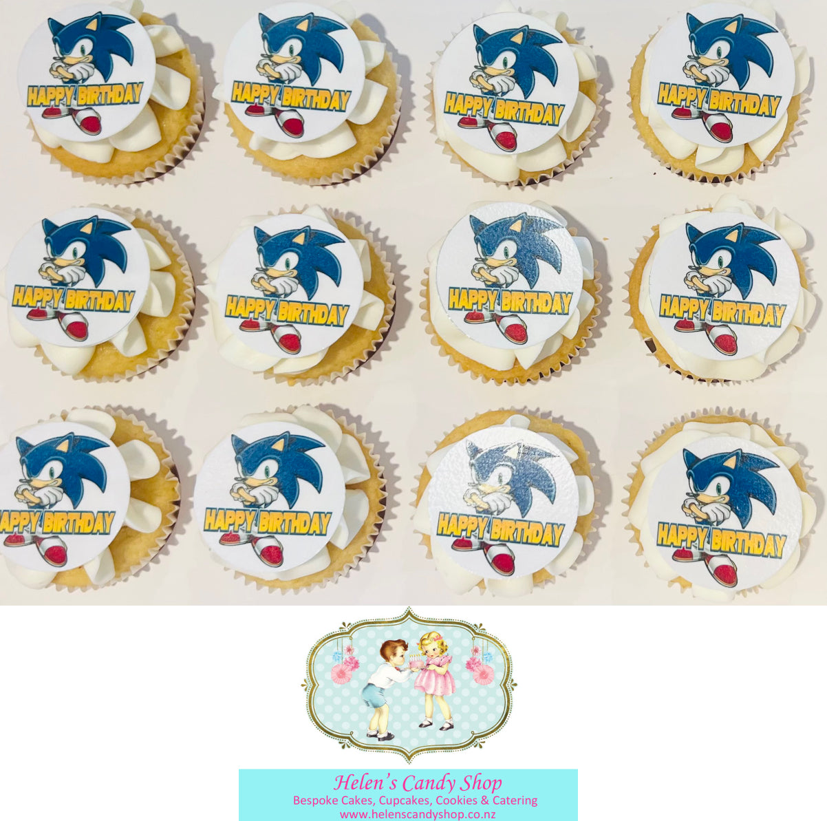 Customised Cupcakes with Edible Images