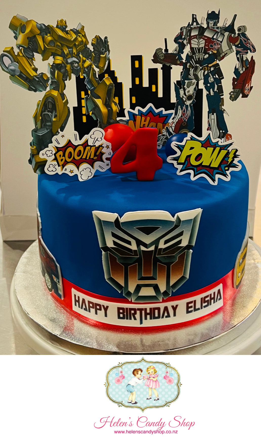 Super Hero & Outer Space Cake