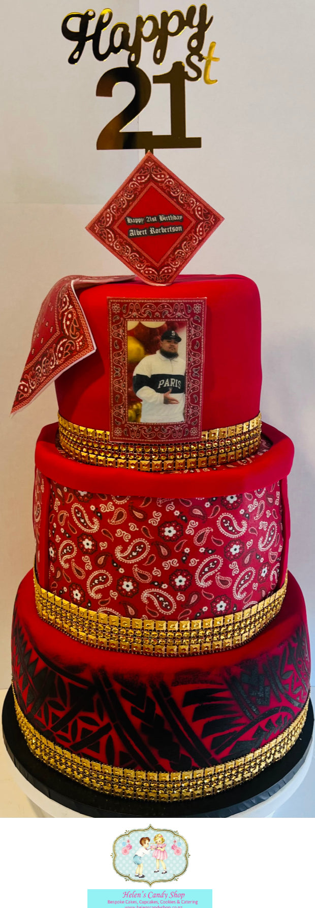 Liquor, Sports, Beer & Bandana Themed Celebration Cakes