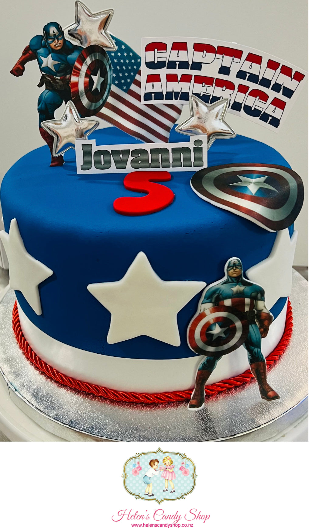 Super Hero & Outer Space Cake