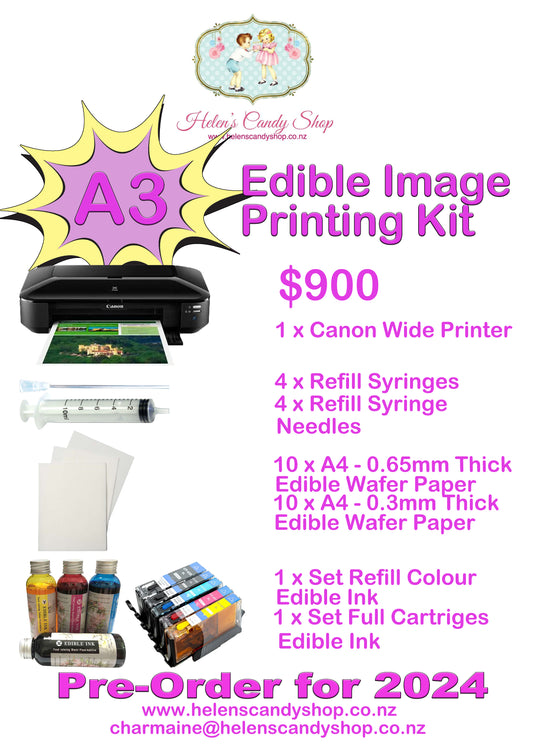 A3 Canon Edible Image Printing Kit