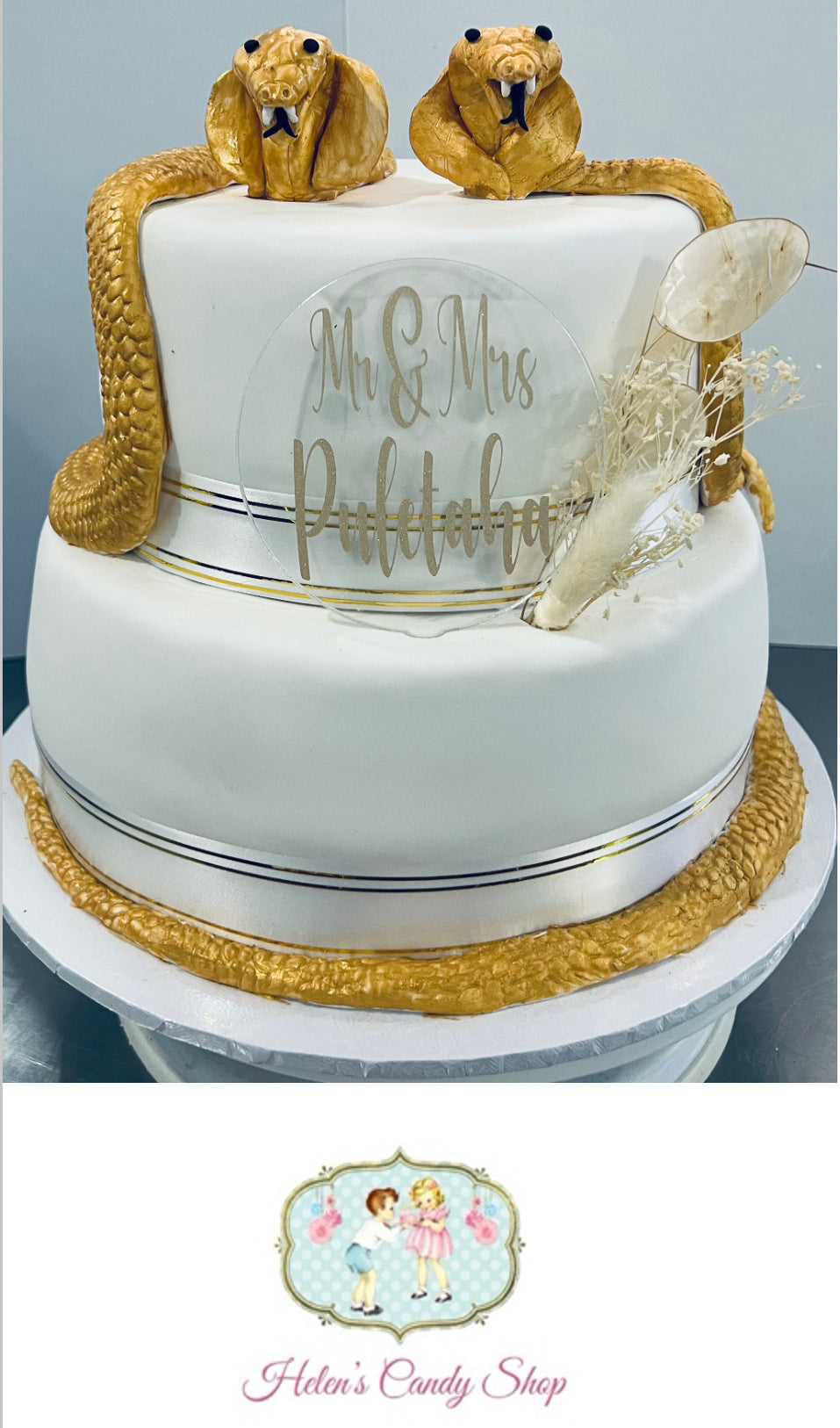 Polynesian Themed Celebration Cake