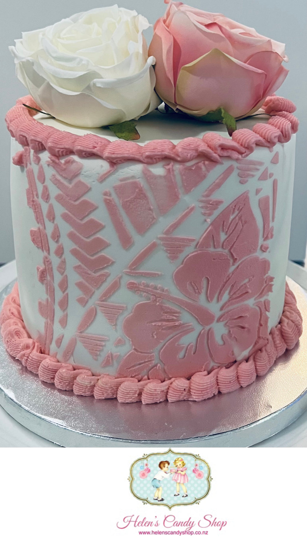Polynesian Themed Celebration Cake