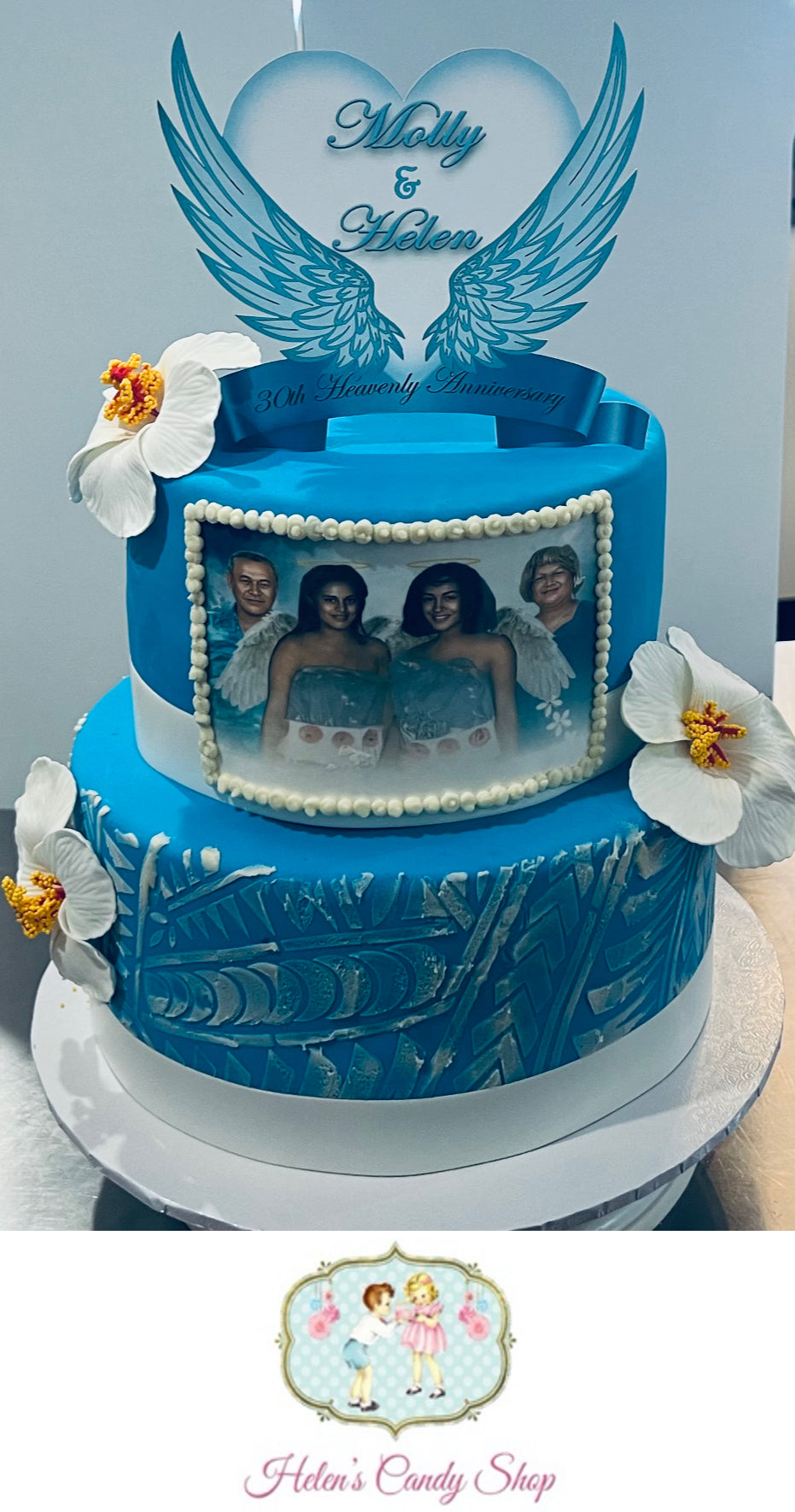 Polynesian Themed Celebration Cake