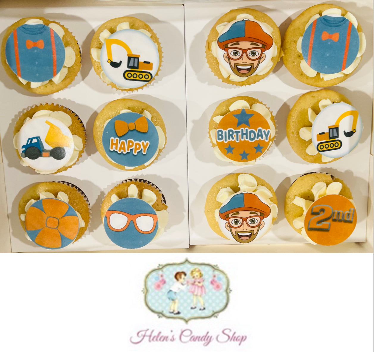 Customised Cupcakes with Edible Images