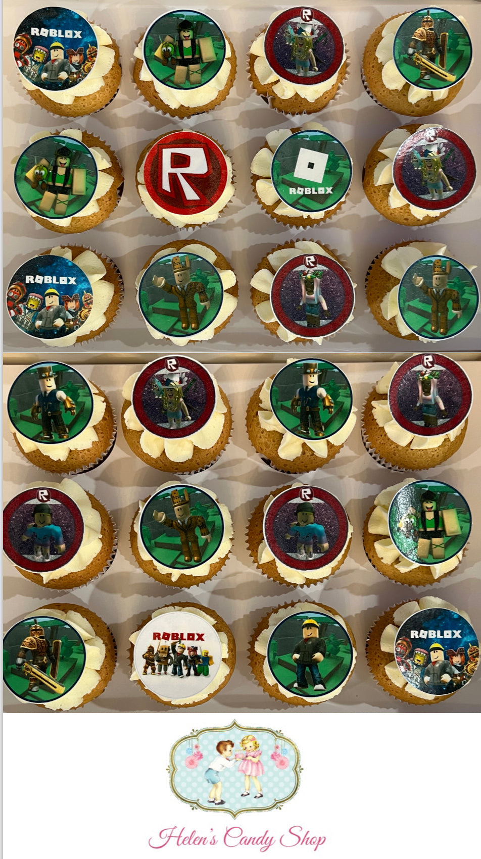 Customised Cupcakes with Edible Images