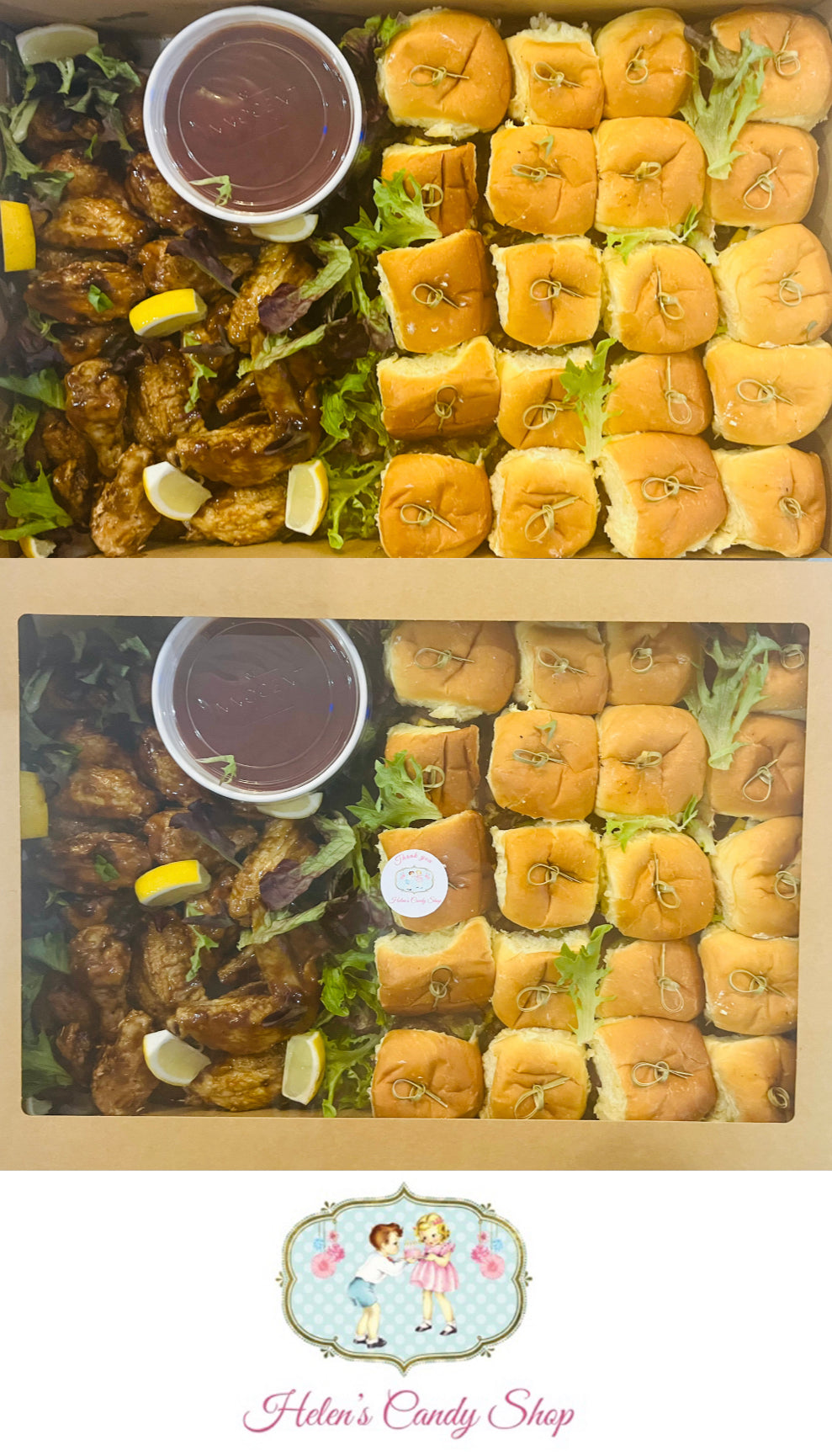Mini Sliders Platter for 20 people