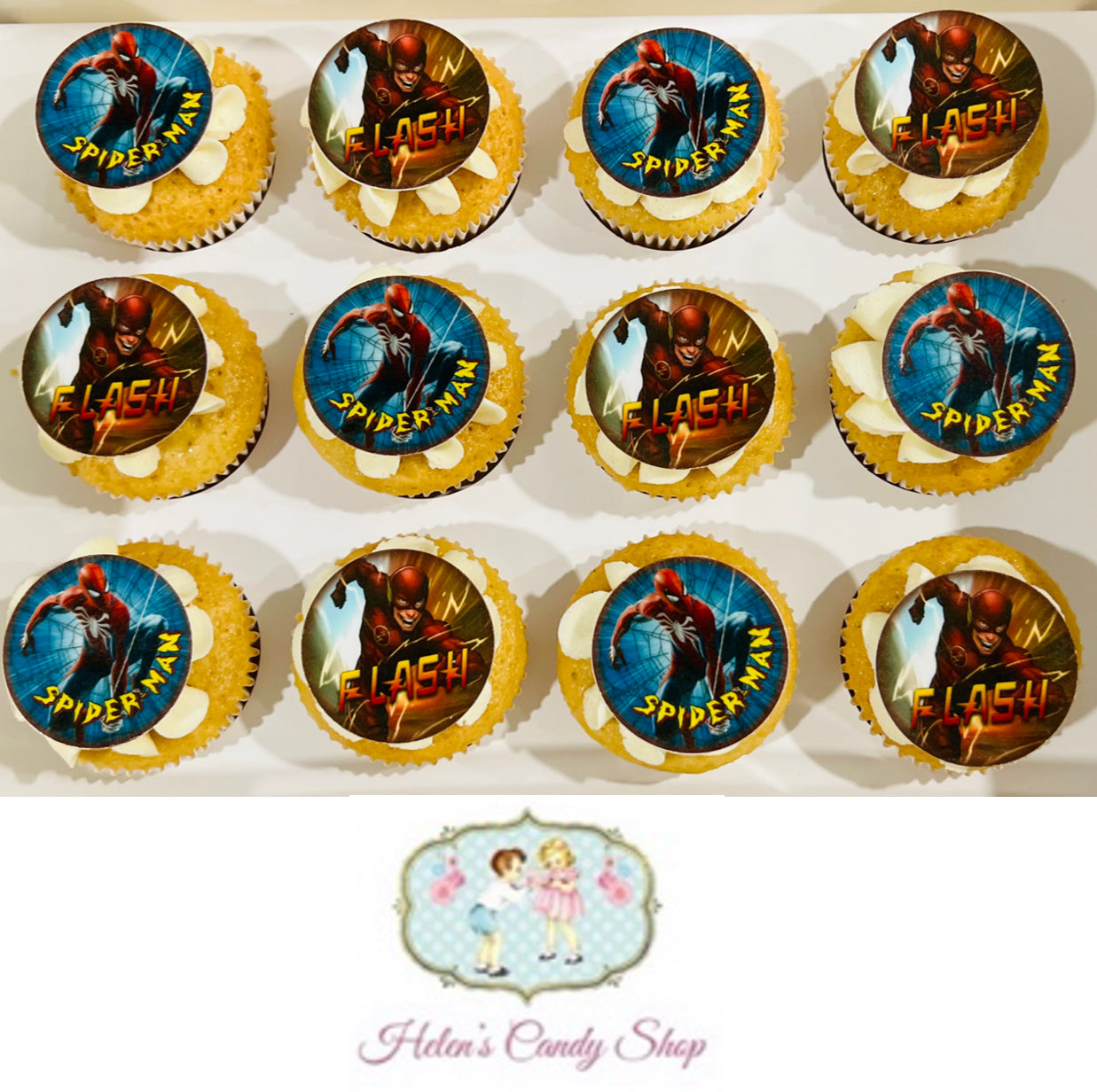 Customised Cupcakes with Edible Images