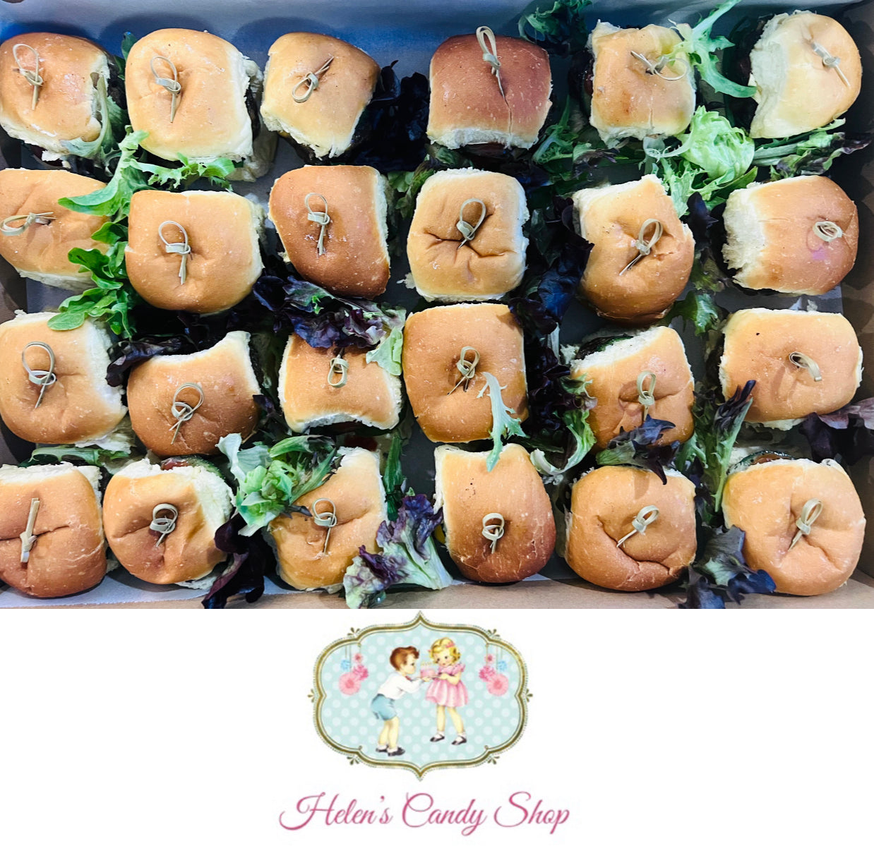 Mini Sliders Platter for 20 people