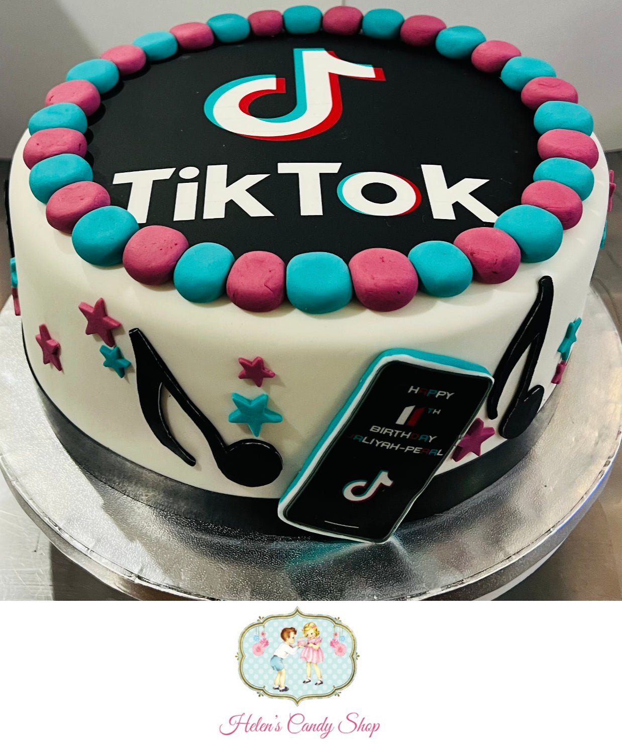 Make-up, Handbag, Crown & Book Celebration Cake