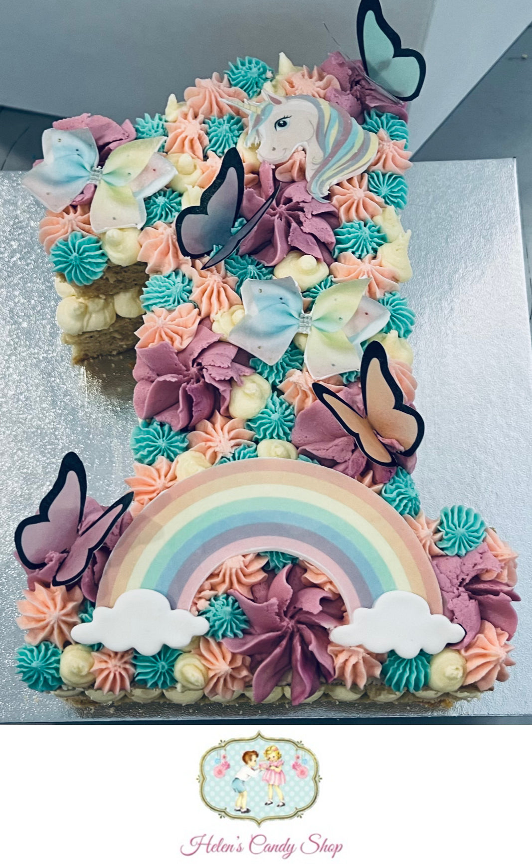 Princess, Barbie & Frozen Themed Celebration Cake