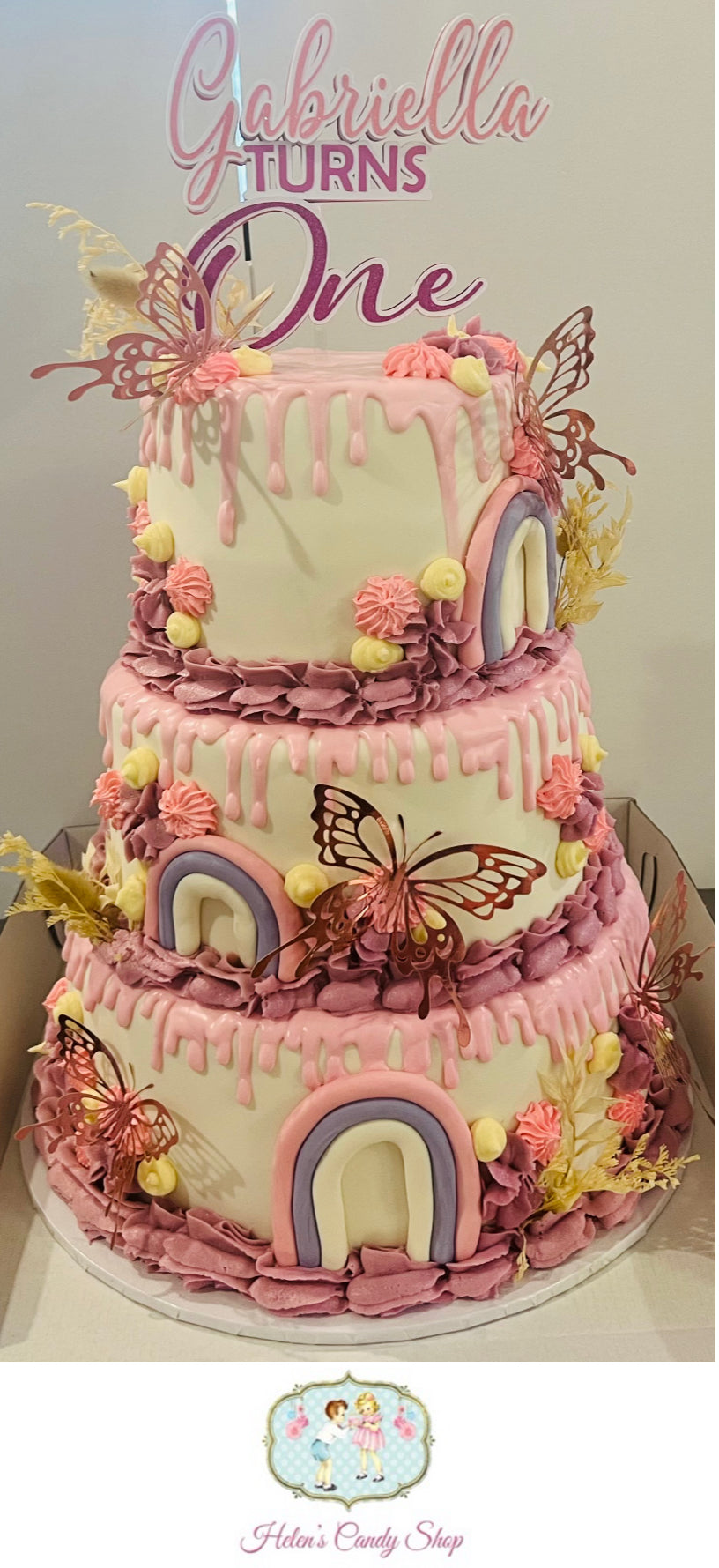Unicorn, Bees, Butterfly & Fairy Themed Celebration Cakes
