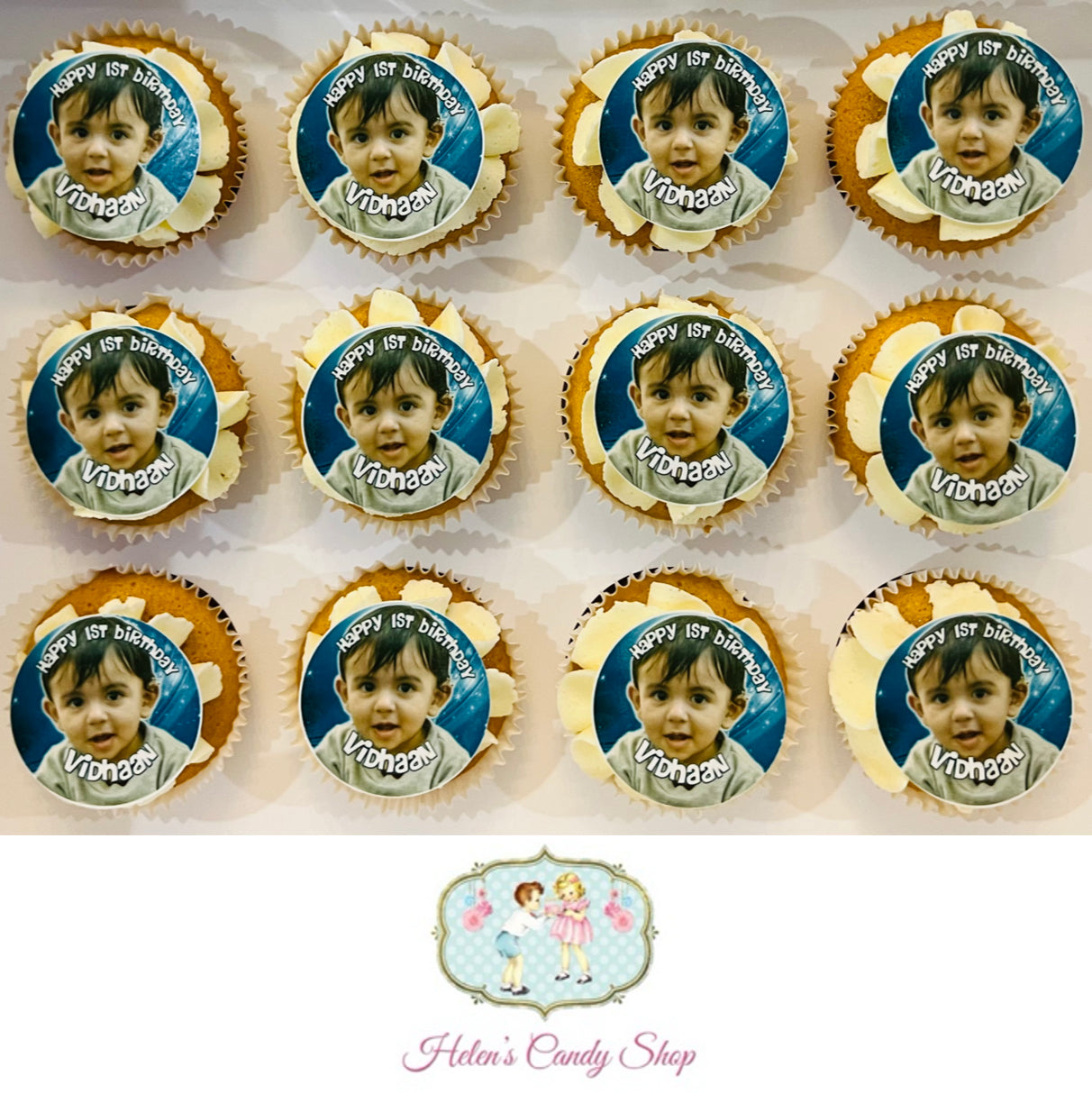 Customised Cupcakes with Edible Images