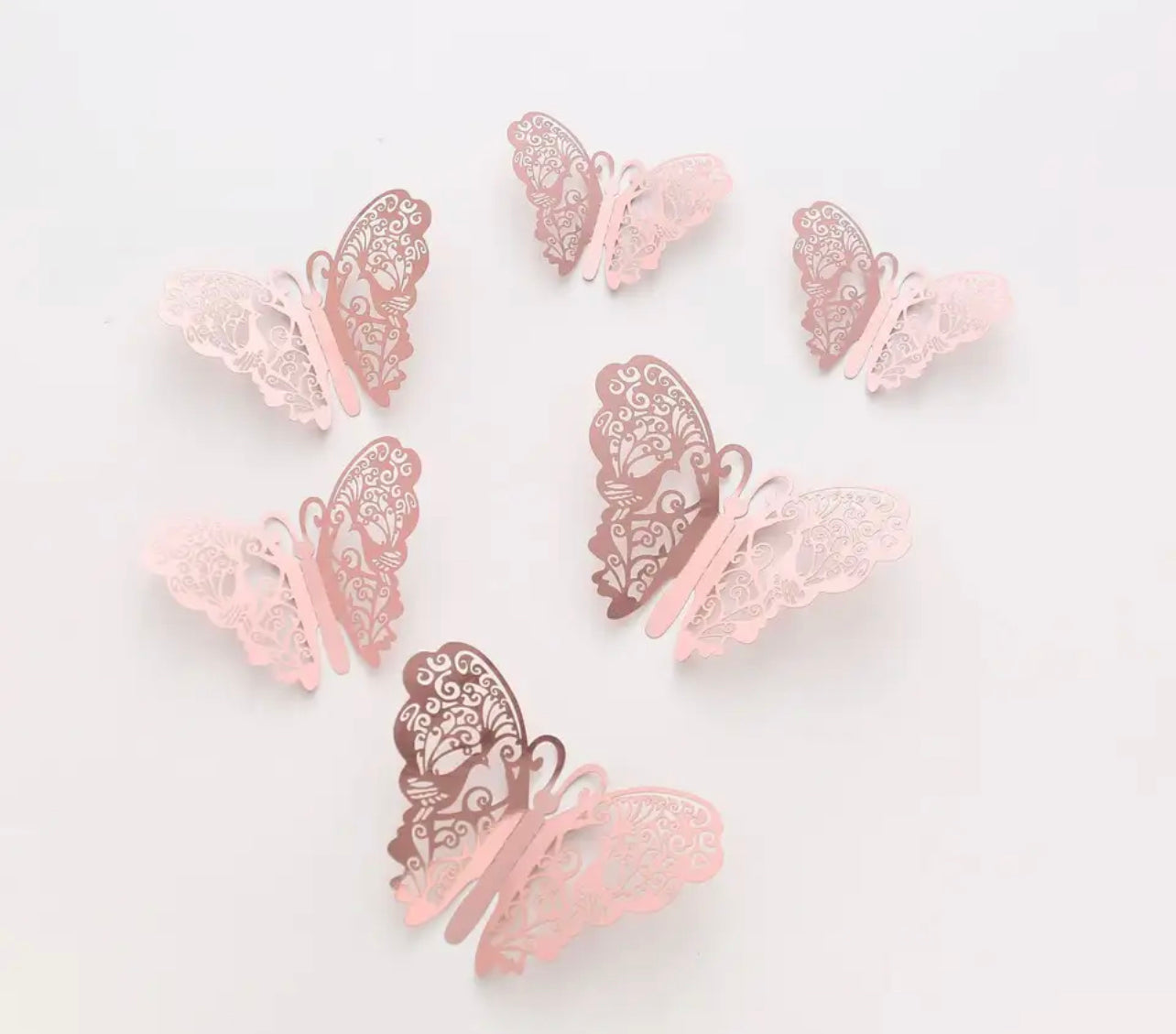 3D Butterflies & Happy Birtday Acrylic Cake Toppers