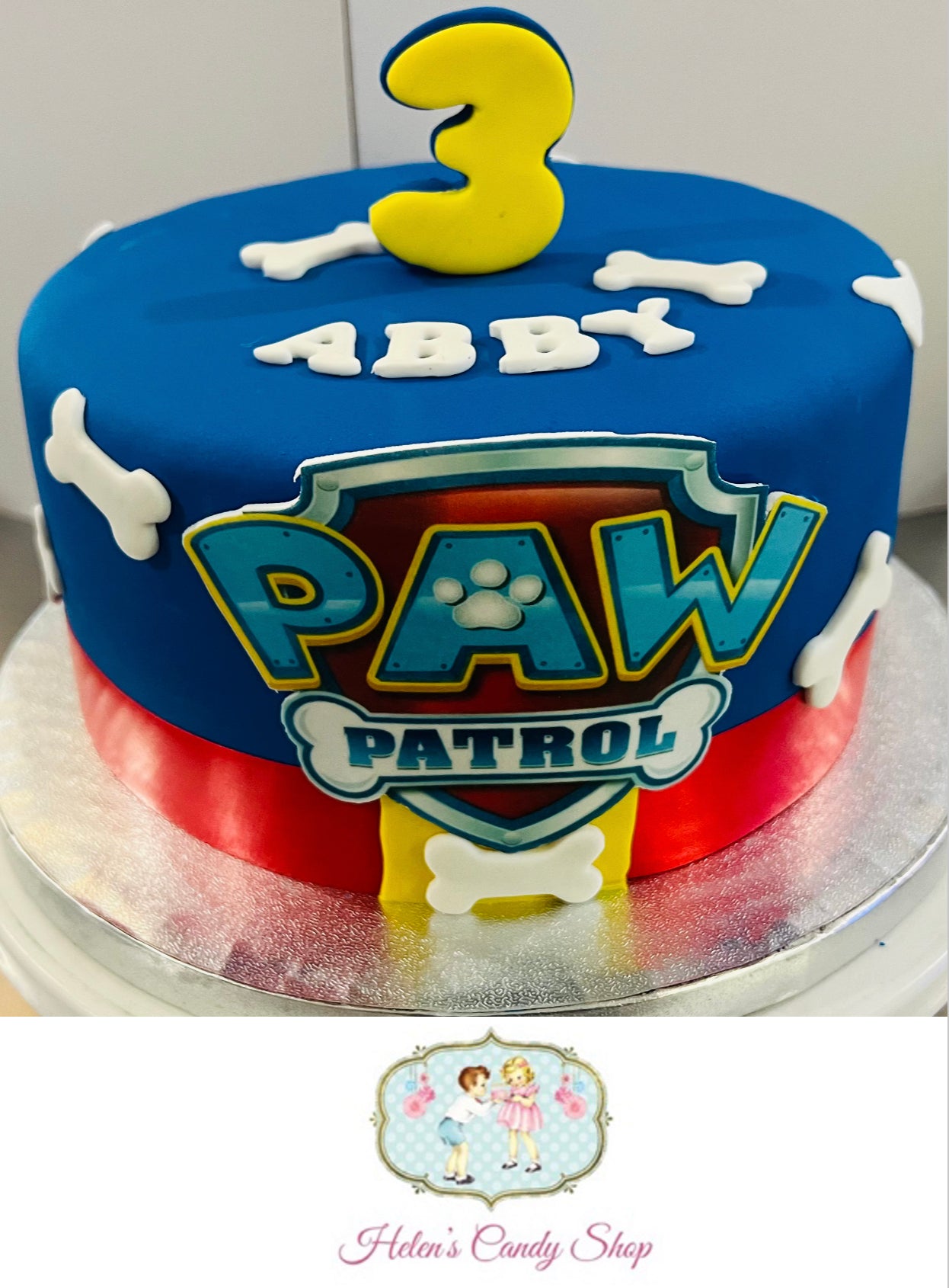 Paw Patrol Themed Celebration Cake
