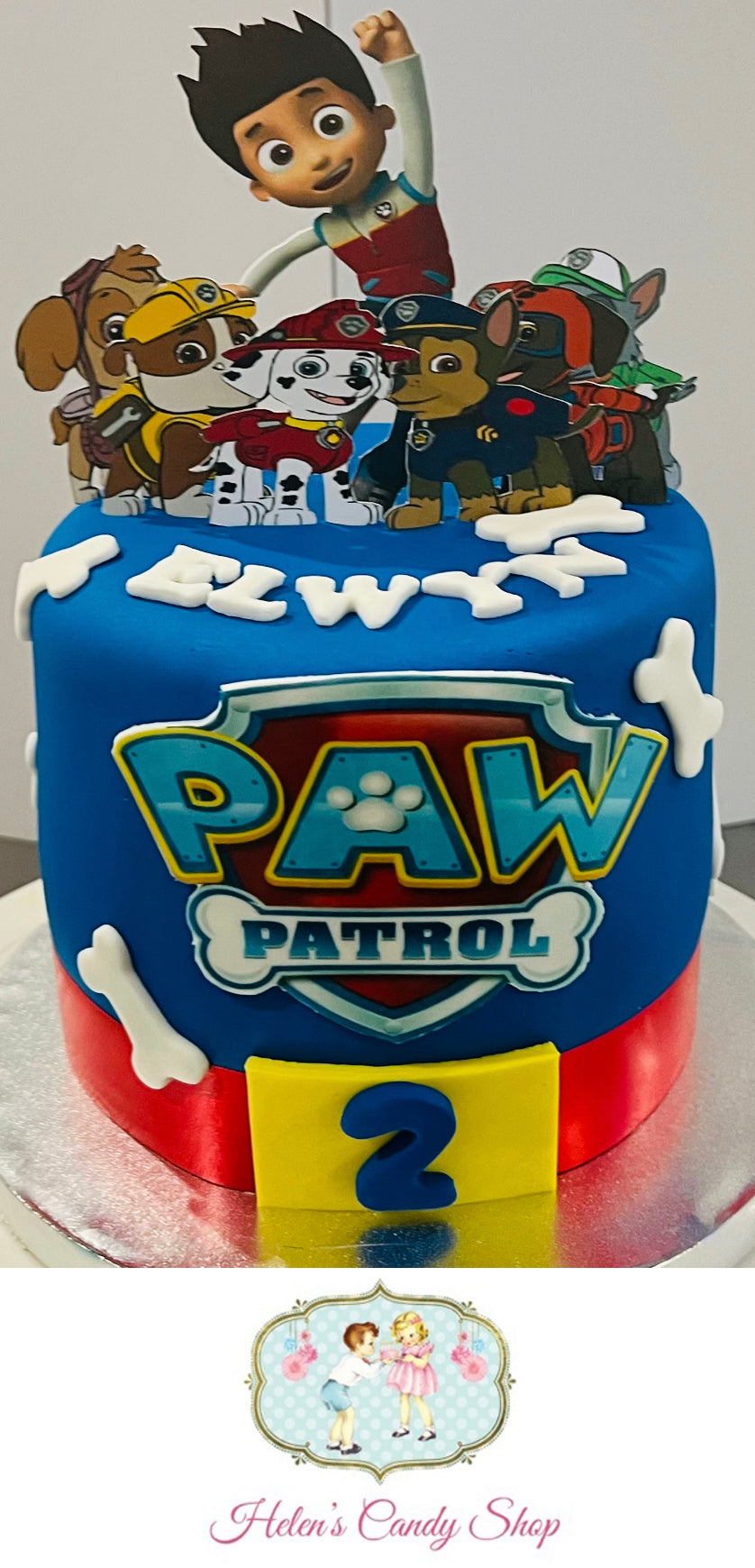 Paw Patrol Themed Celebration Cake
