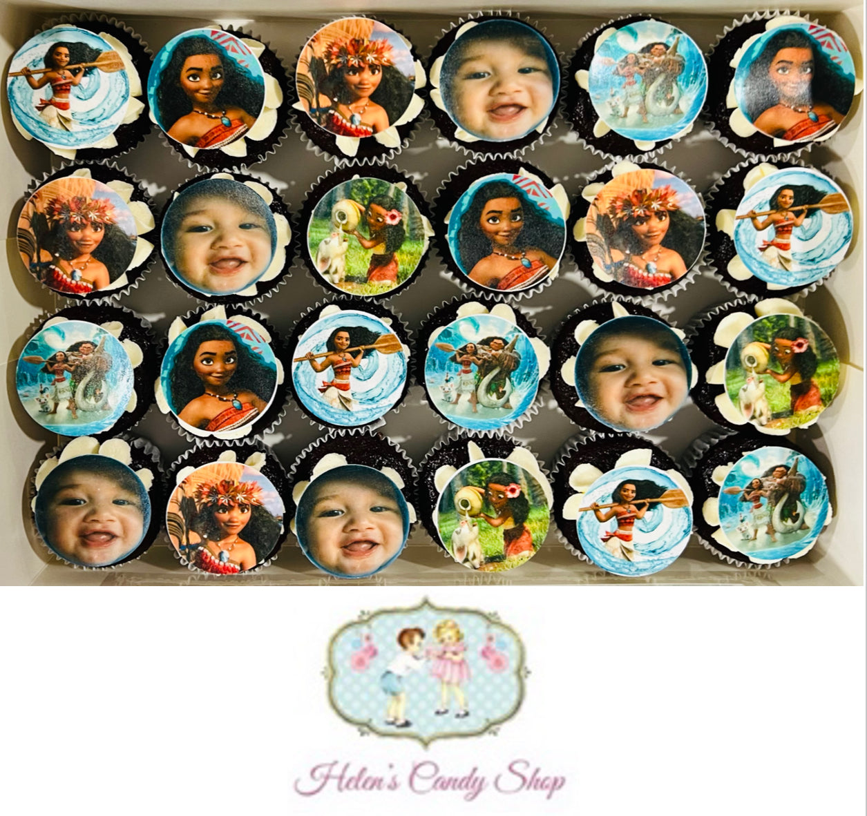 Customised Cupcakes with Edible Images