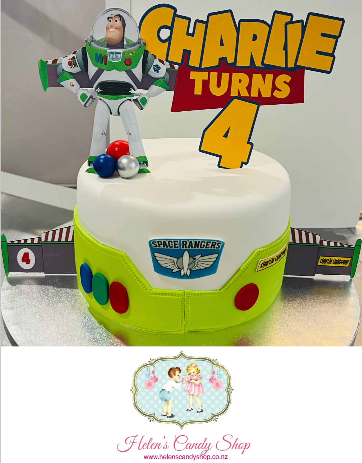 Super Hero & Outer Space Cake