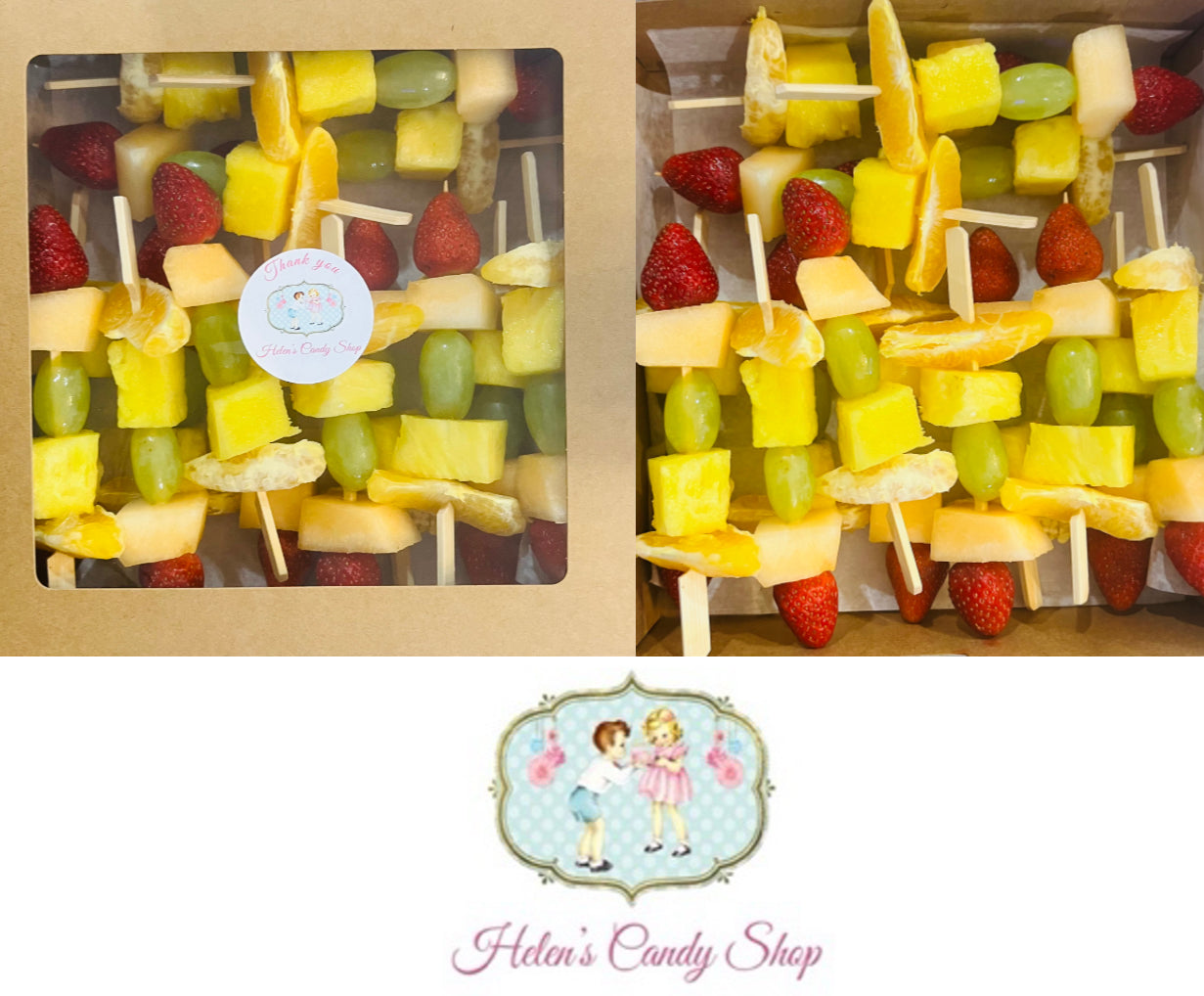 Seasonal Mini Fruit Kebab Catering Platter