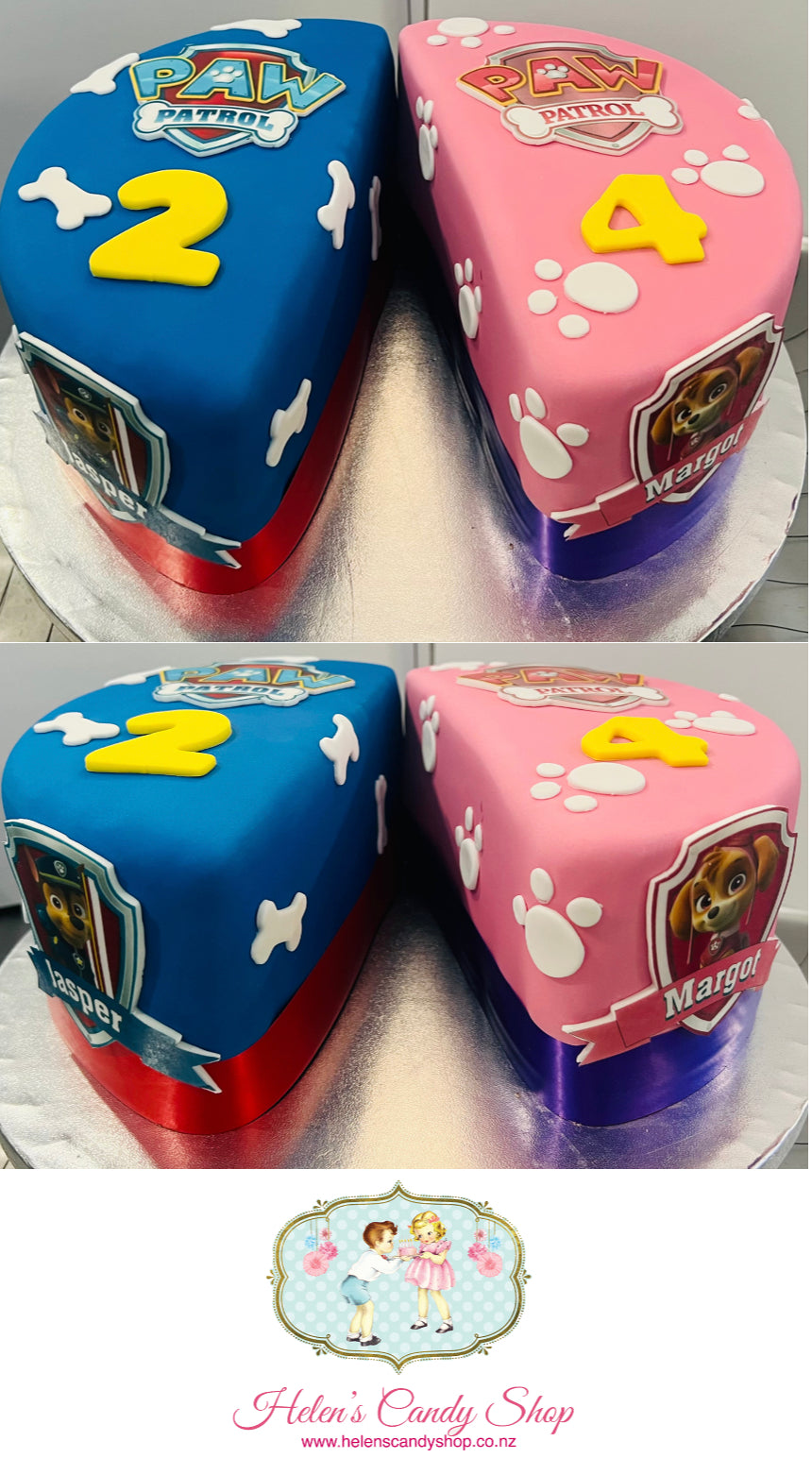 Paw Patrol Themed Celebration Cake