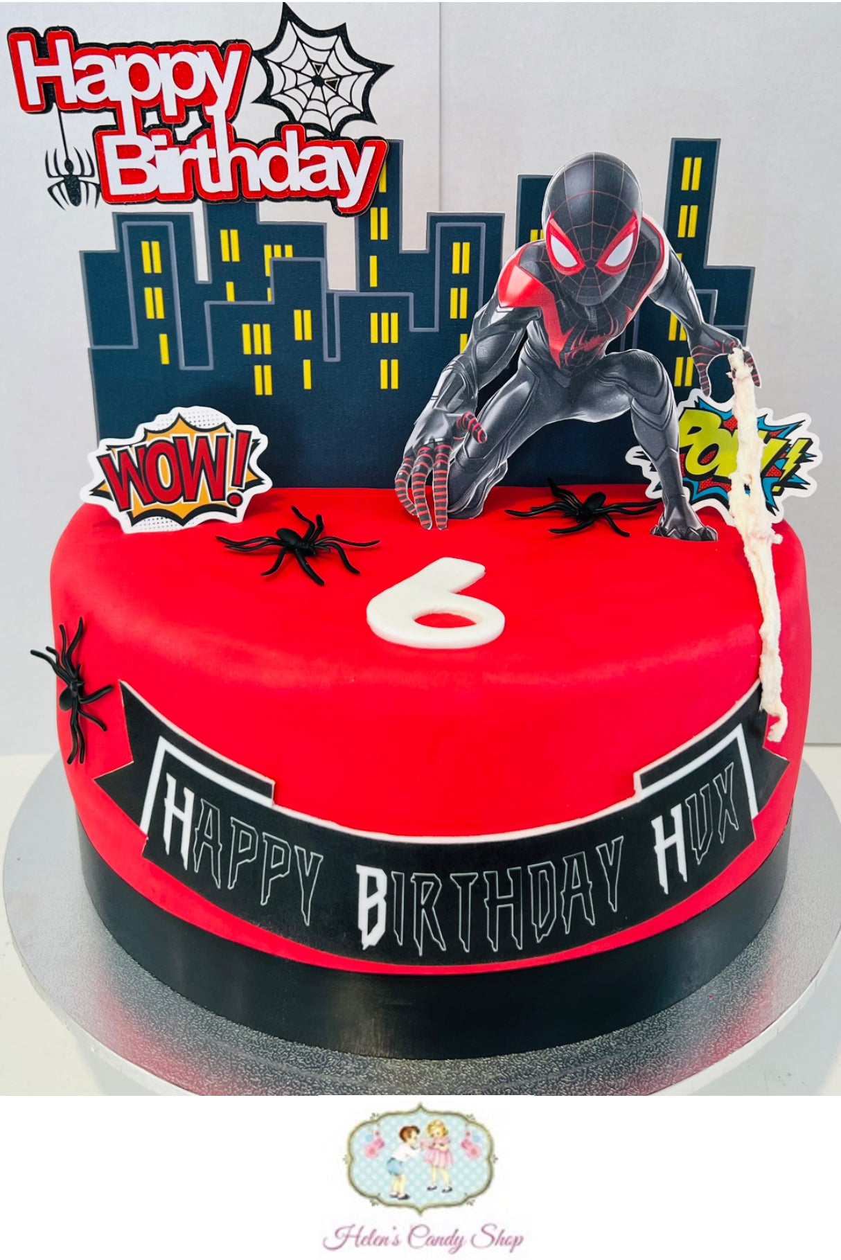 Spider-Man Themed Celebration Cake