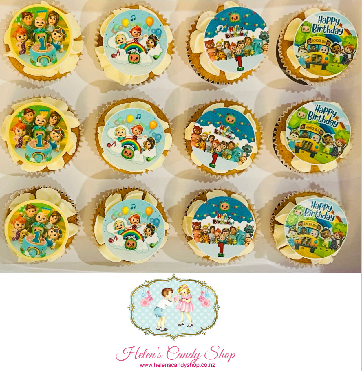 Cocomelon Themed Celebration Cakes