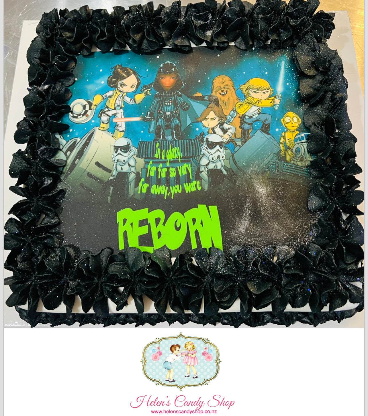 Super Hero & Outer Space Cake